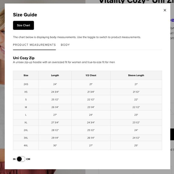 Vitality Stone Marl Grey Cozy Uni Zip Up Hoodie Size Small - Picture 12 of 15